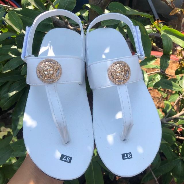 Sandals nữ ( đế trắng quai hậu trắng ) size từ 35 nữ đến 40 nữ