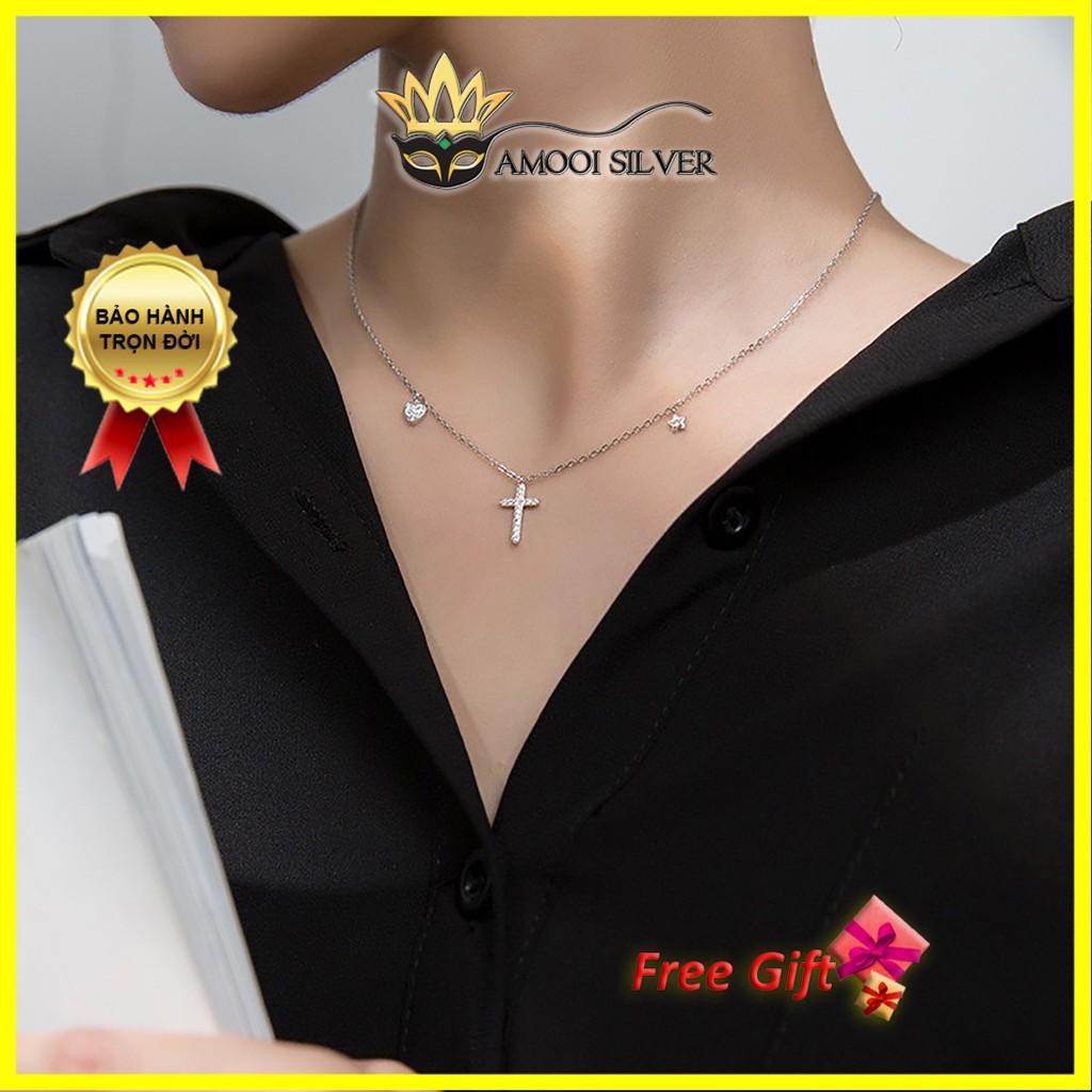 Dây chuyền bạc S925 thánh giá - Amooi Silver AD141