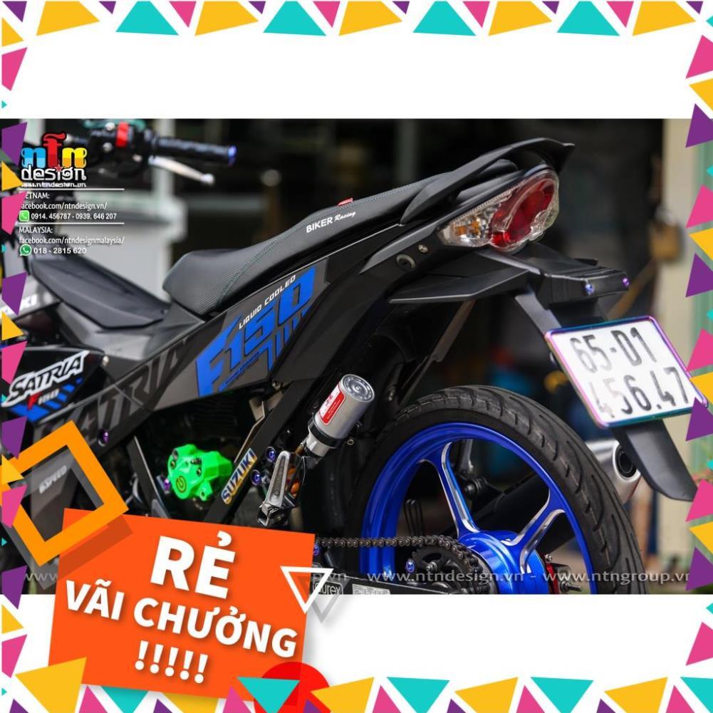 Tem Rời Raider FI Mẫu Zin 2021 Xám Xanh Đen