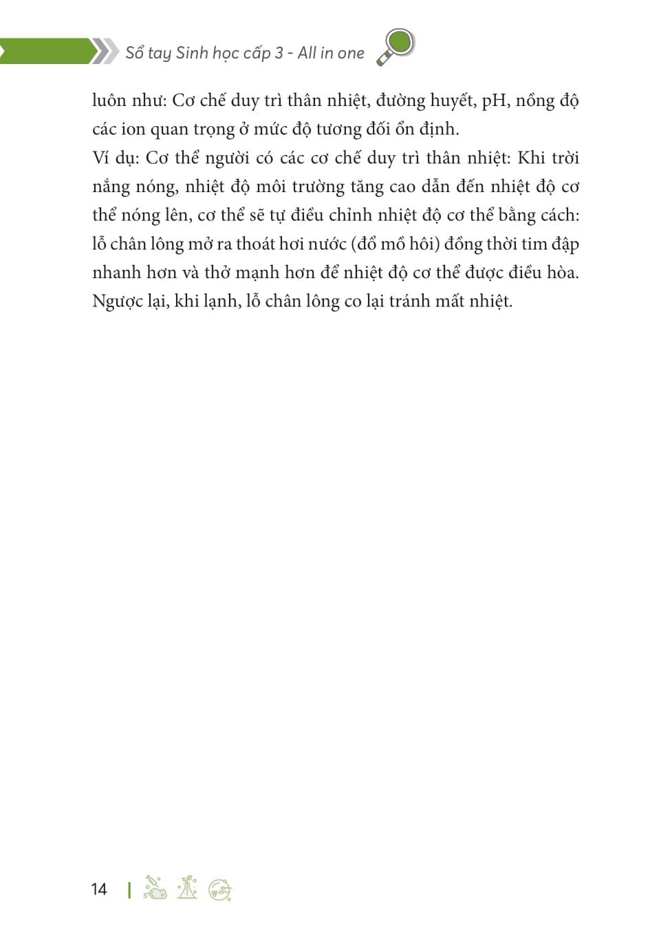 Sách - Sổ Tay Sinh Học Cấp 3 - All In One (Theo Chương Trình Giáo Dục Phổ Thông Mới)