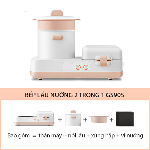 Máy Nướng Bánh Mì Nấu Soup 2 Trong 1 Joyoung SK06K-GS950 - Hàng Chính Hãng