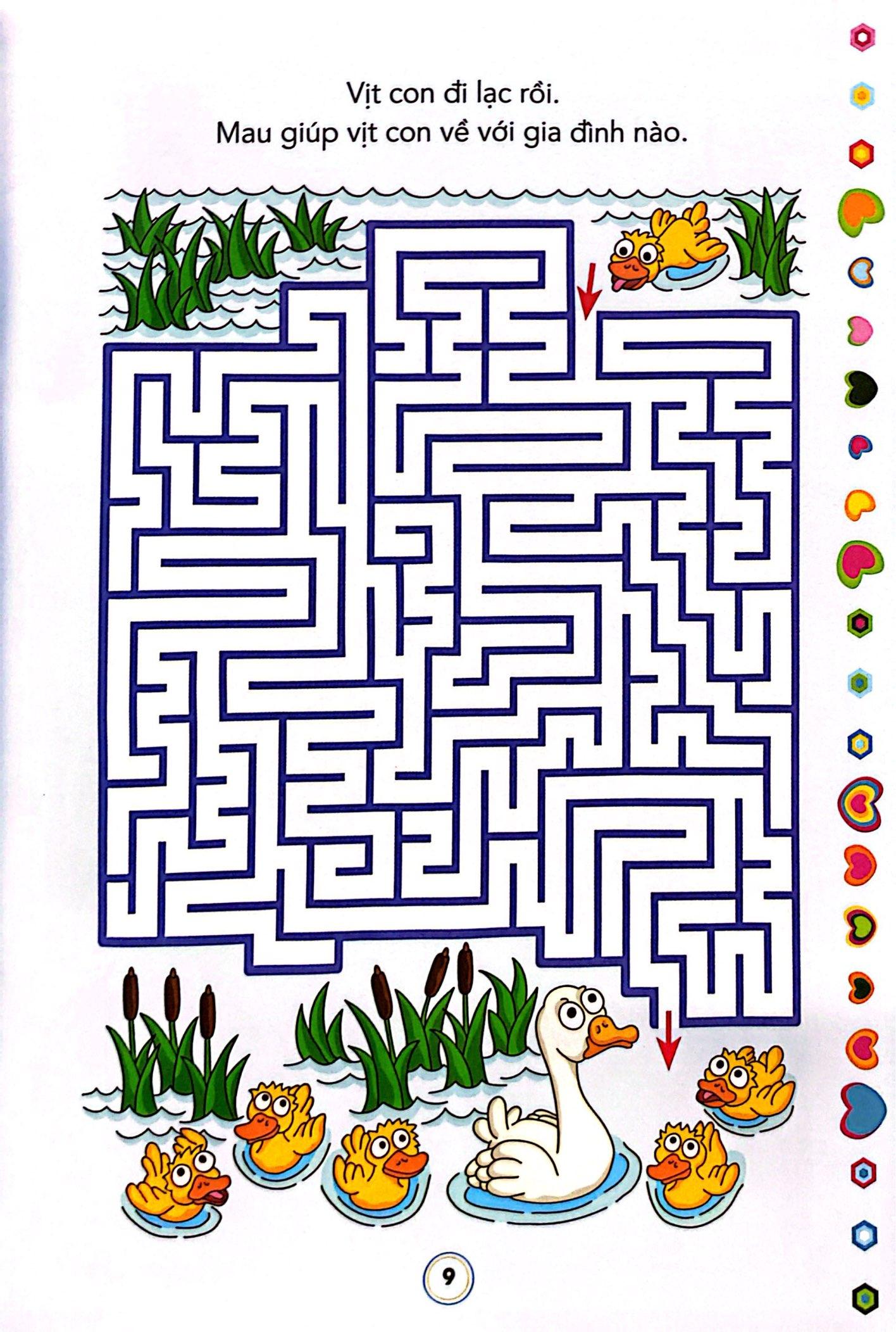 Sách - Rèn Trí Thông Minh - Bé Tìm Đường - Tập 1