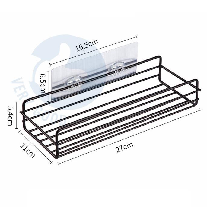 Kệ Đựng Gia Vị Nhà Bếp Dán Tường Thông Minh, Kệ Dán Tường Siêu Chắc - Tặng Kèm Miếng Dán