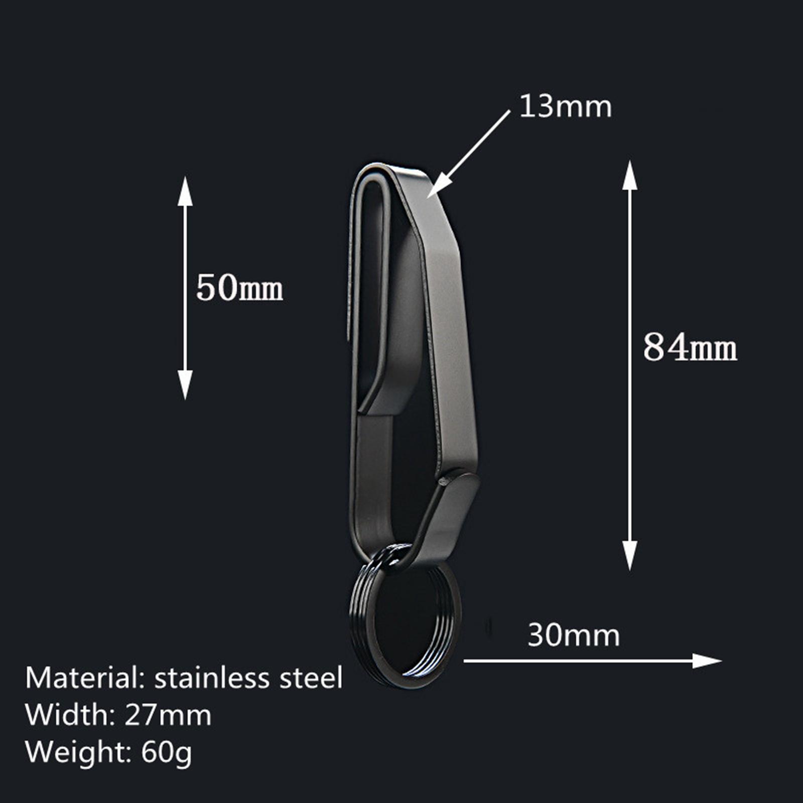 Stainless Steel Waist Hanging Car Keychain Tool Accessories for Sports Camping Water Bottle