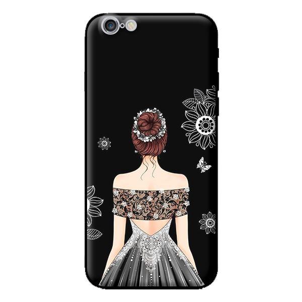 Ốp in cho iPhone 6 Cô Gái Váy Xám - Hàng chính hãng