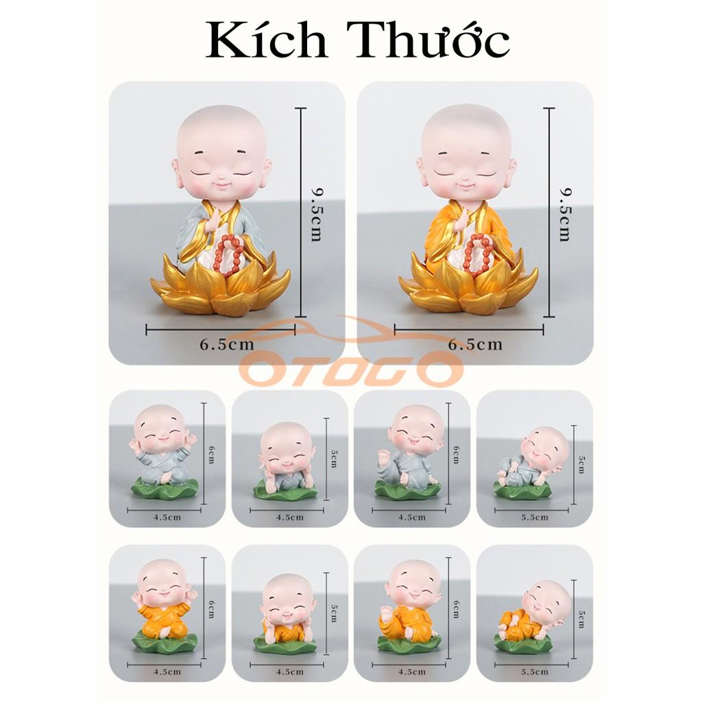 Set 5 Chú Tiểu Tọa Lá Sen Cao Cấp