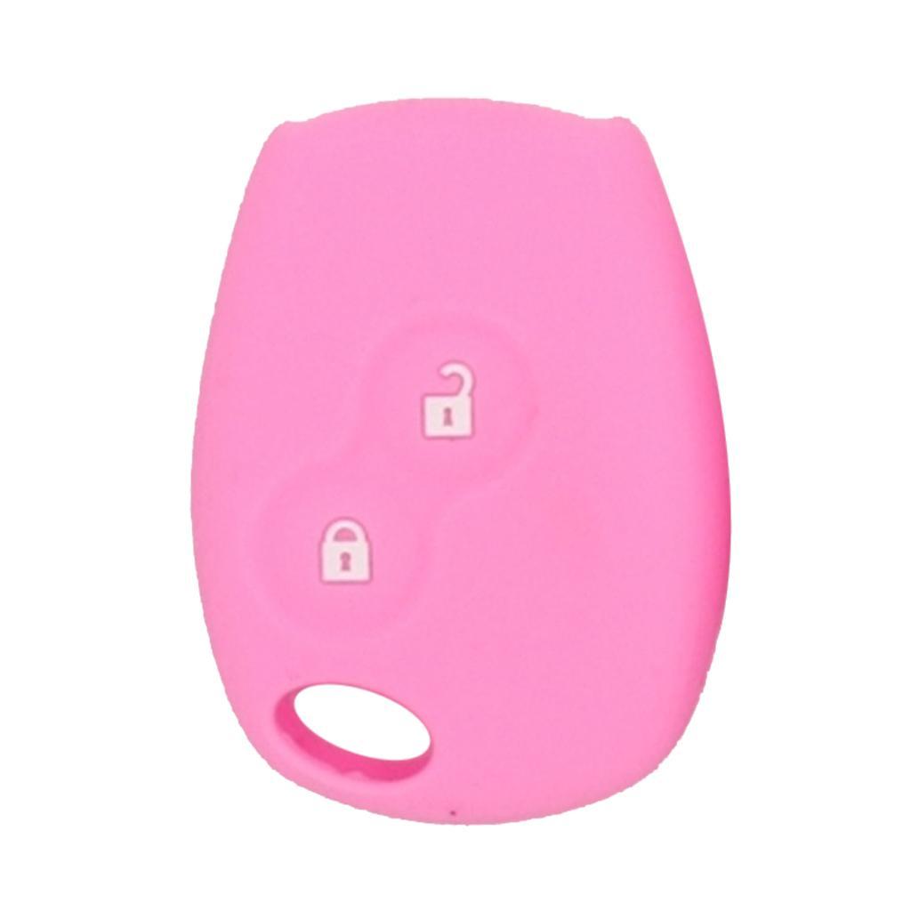 Key Fob 2 Buttons Silicone Protector Cover Case For