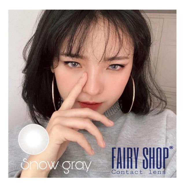 Kính Áp tròng SNOW GRAY 14.0 - Kính Áp Tròng FAIRY SHOP CONTACT LENS độ 0 đến 6