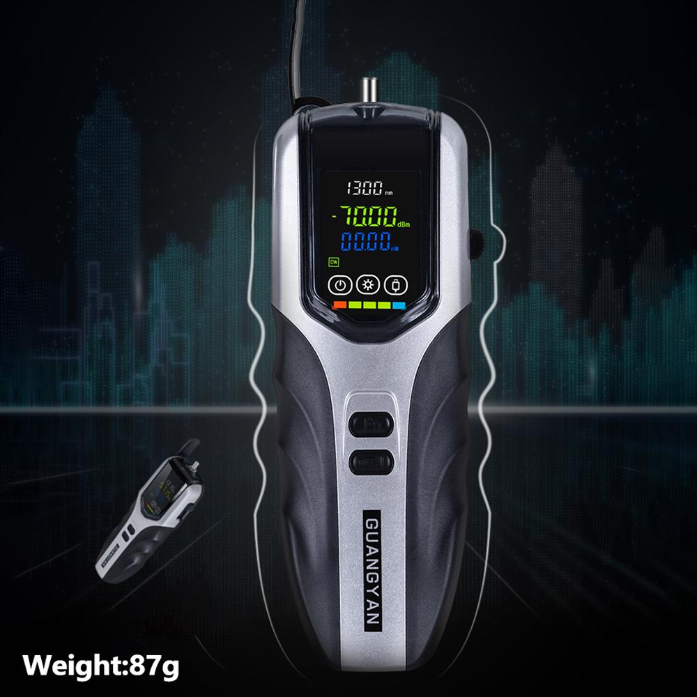 Reachargeable Optical Power Meter G750 Portable Color LCD Screen Fiber Optic Power Meter with Flash Light 7 Wavelengthes