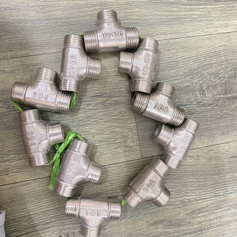 Tê ren ngoài inox 21 1/2 Tê ren 15