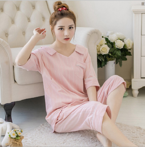 Pijama Bầu, Sau sinh Lửng Có Thiết Kế Cho Bé Ti AZ143