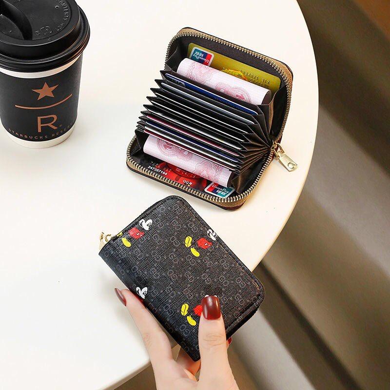 Ví mini đựng thẻ bỏ túi nhiều ngăn dễ thương phong cách Hàn Quốc giá rẻ LUKADO VN36