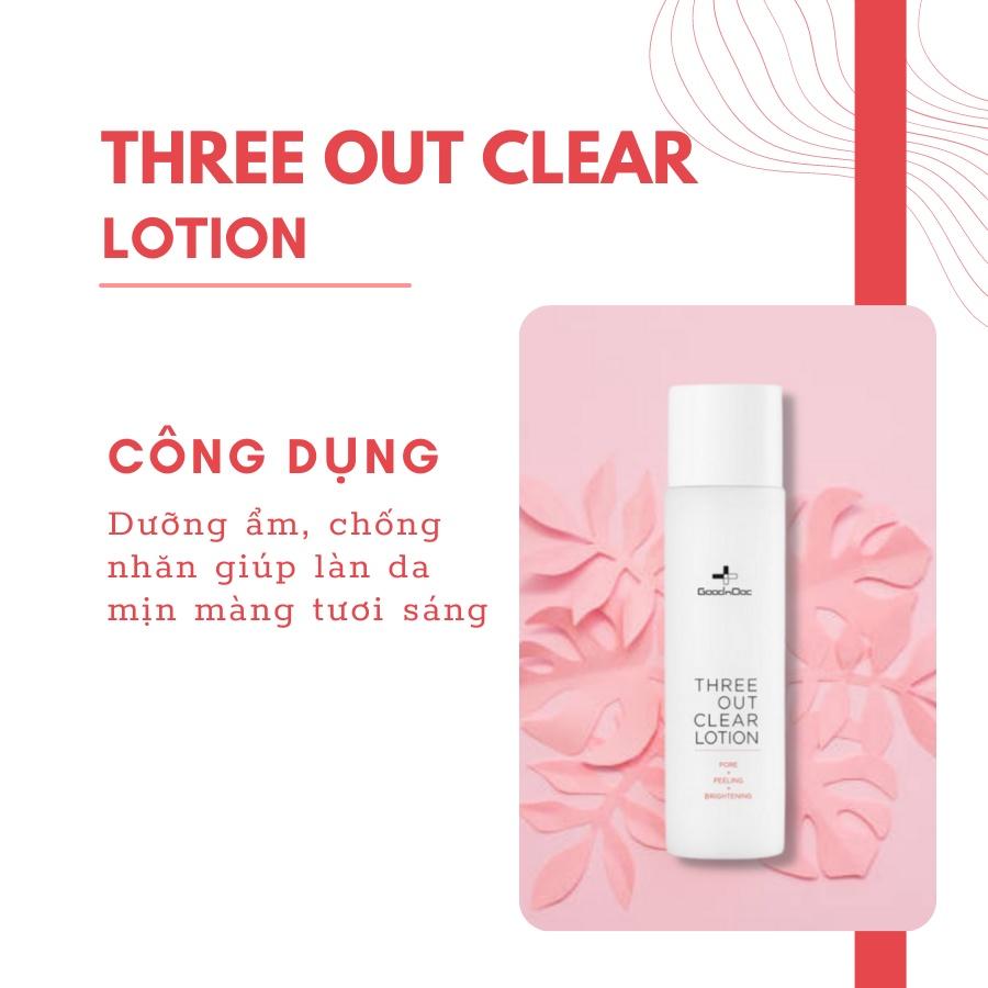 Hình ảnh Sữa Dưỡng GoodnDoc Three Out Clear Lotion 150ml