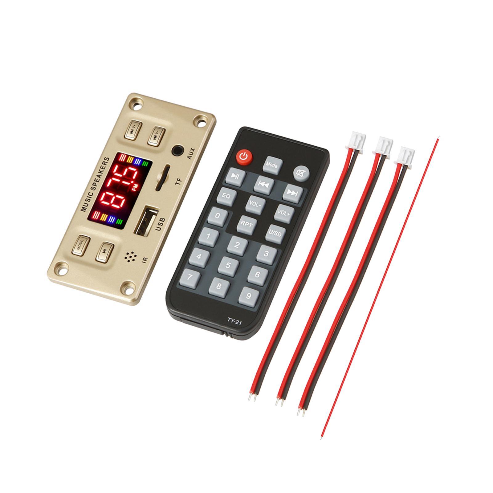 Board 2*50W Support TF/USB DC 8V-24V Car Radio for Car