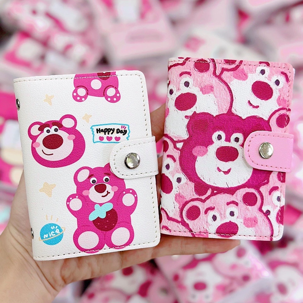 VÍ ĐỰNG THẺ GẤU DÂU LOTSO DỂ THƯƠNG - JL - HÌNH NGẪU NHIÊN