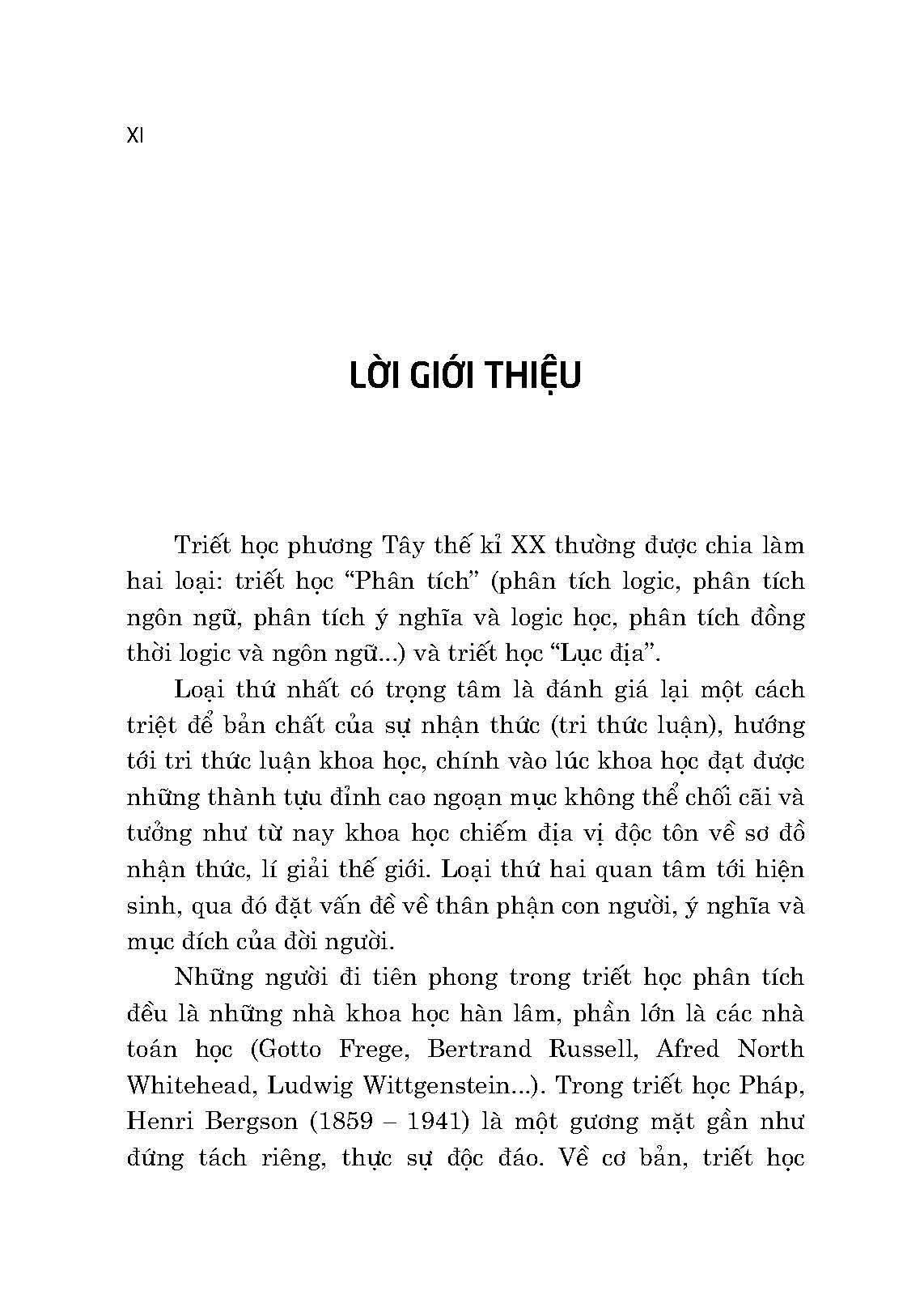Ý Thức Luận (Essai Sur Les Données Immédiates De La Conscience) - Henri Bergson; Cao Văn Luận dịch; Phạm Anh Tuấn hiệu chú (Tái bản 2024)