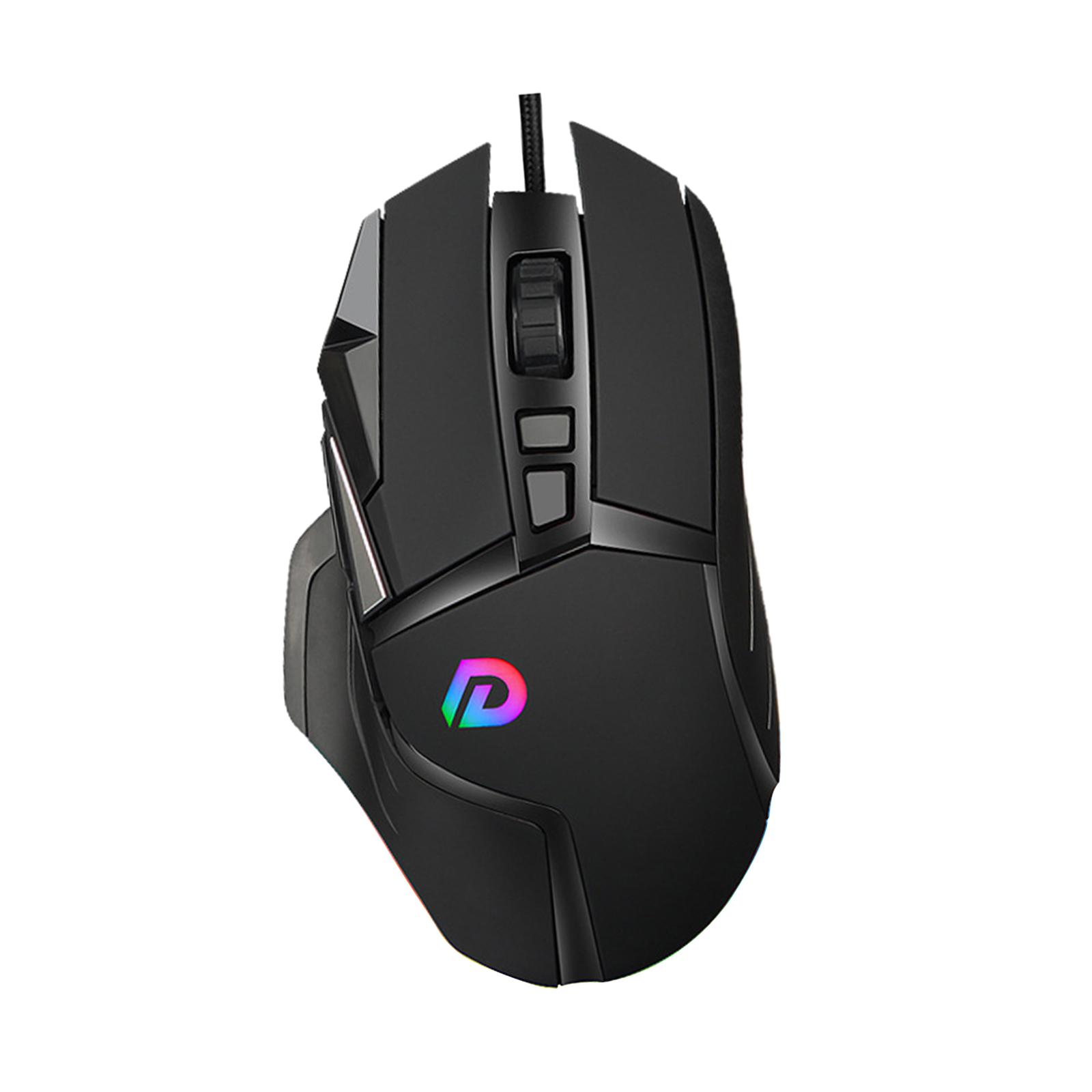 Gaming Mouse USB Computer Mouse  RGB Backlit for Laptop Desktop