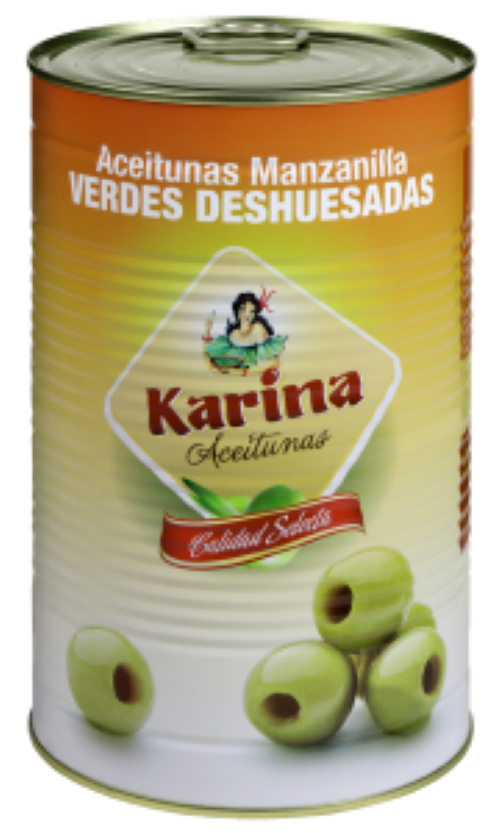 Trái oliu xanh tách hạt Karina 4300 GR