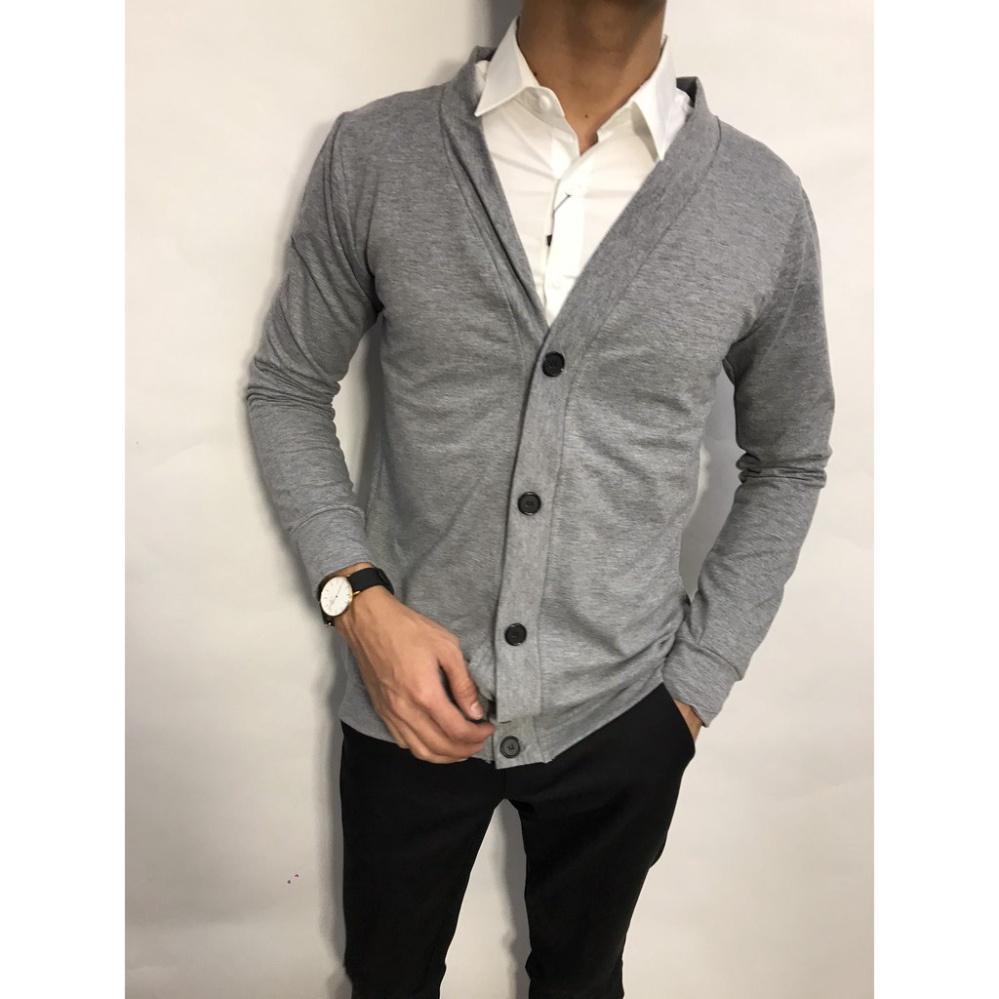 Áo khoác cardigan LEN nam KING tay dài phong cách hàn quốc K125