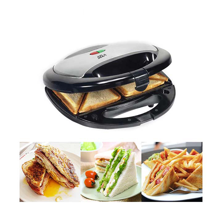 Máy Nướng Bánh Mì Sandwich SEKA Làm Nóng Thức Ăn Cho Bữa Sáng Đa Năng Dễ Sử Dụng - Hàng Chính Hãng