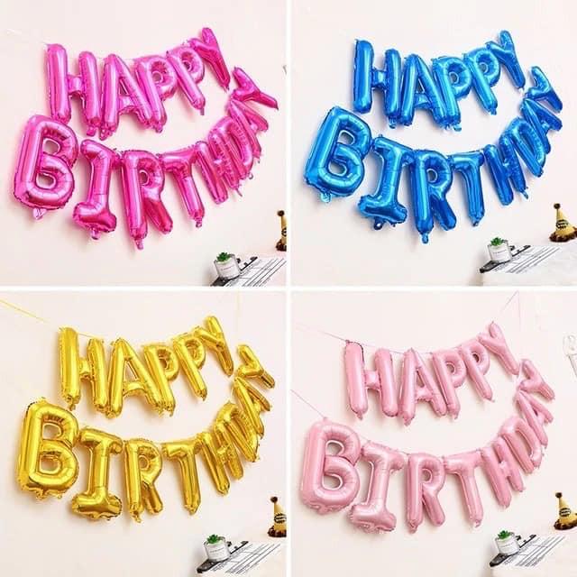 Bộ chữ happy birthday