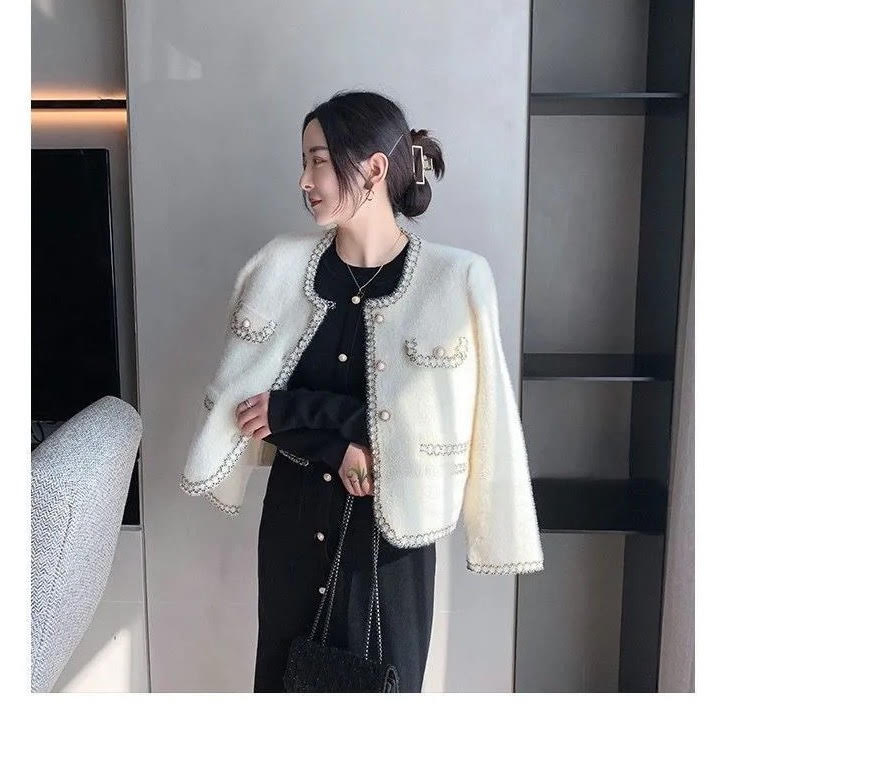 Áo khoác cardigan Áo Khoác Tiểu thư nữ Phong cách Hàn - AKN8898