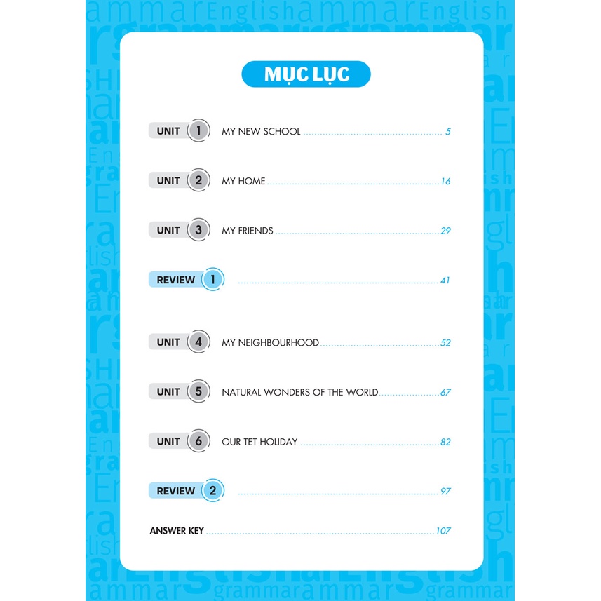 Ngữ Pháp Tiếng Anh Nâng Cao Lớp 6 - Tập 1