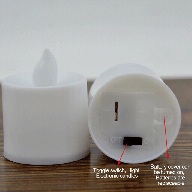 Nến điện tử LED mini decor, trang trí nhà cửa, giáng sinh
