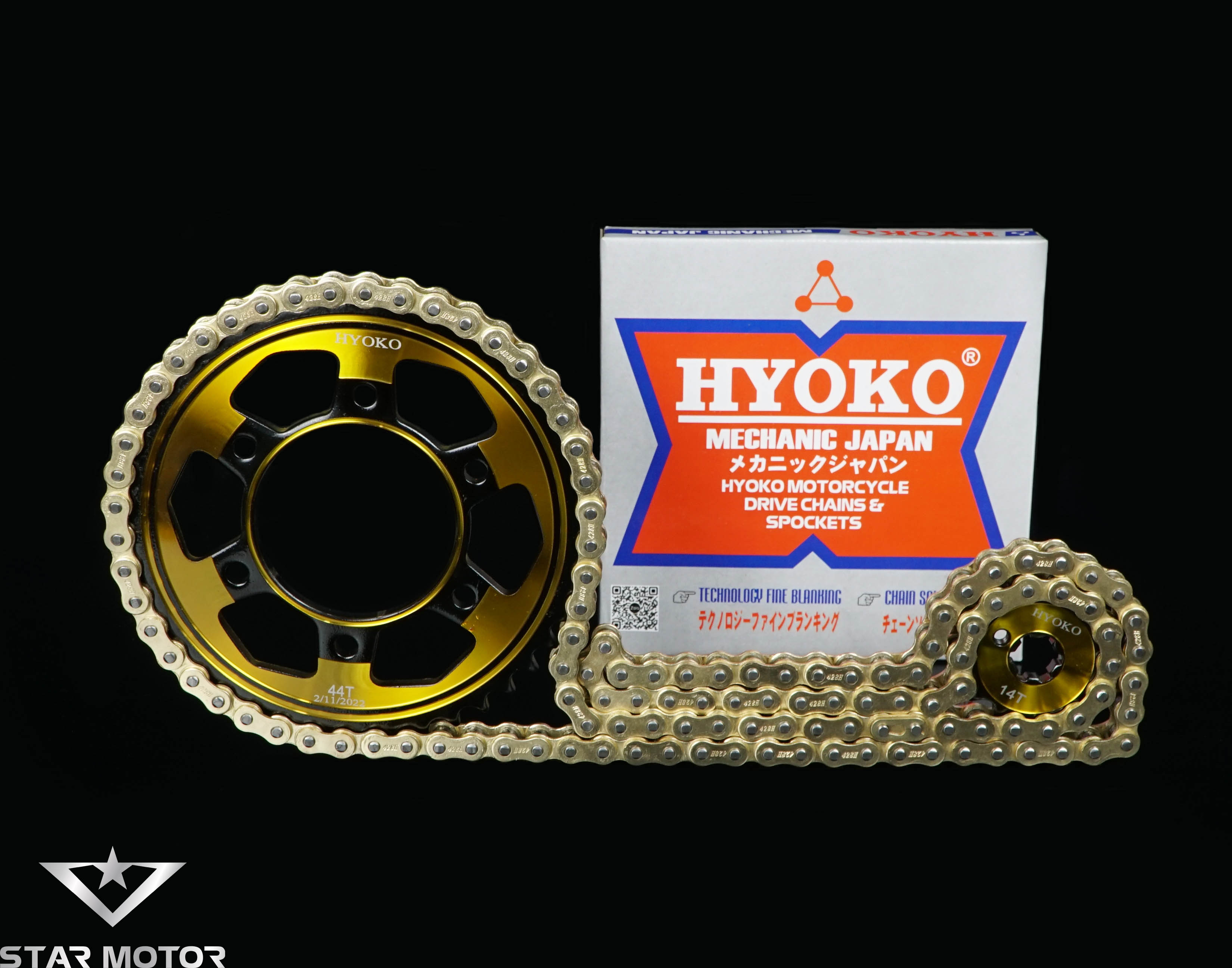 Nhông sên đĩa Hyoko nhập khẩu Nhật Bản dành cho Exciter, Winner, Wave, Si, Dream