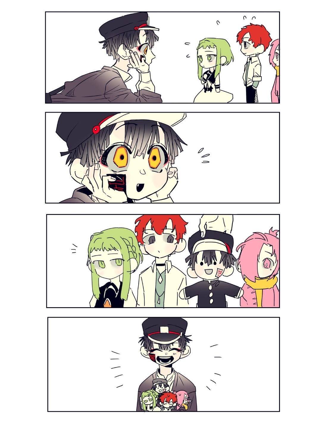 những mẫu truyện nhỏ của hanako do fan vẽ chapter 8 2