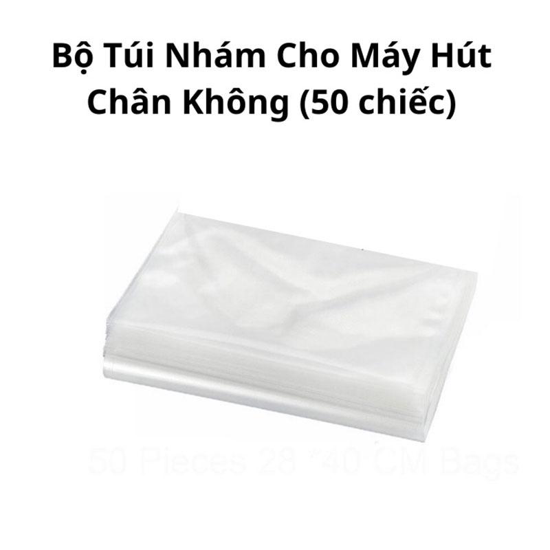 Máy Hút Chân Không Thực Phẩm Kèm Hàn Miệng Túi, Tặng Kèm 10 Túi Hút