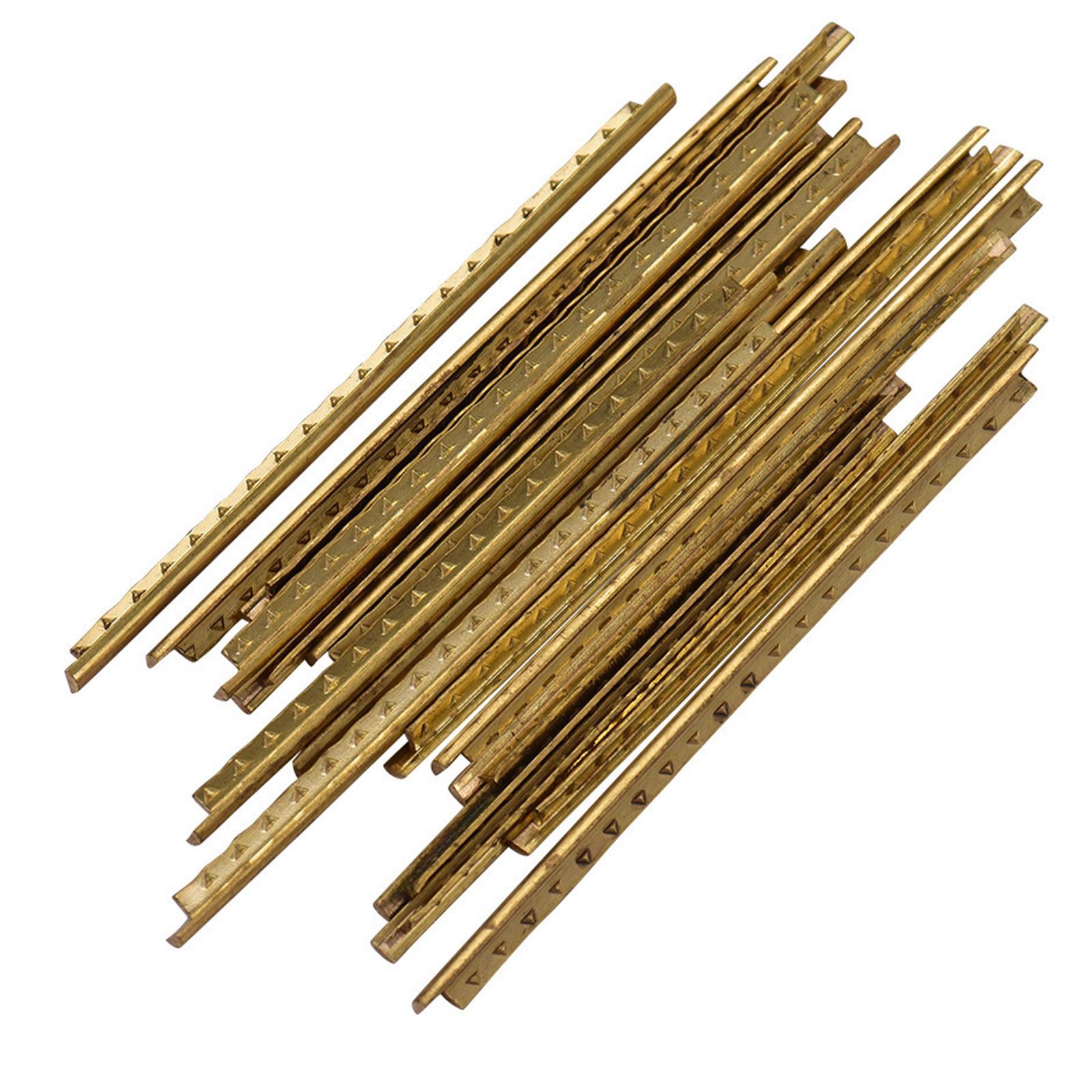 20Pcs Guitar Fret Wires Brass Fret Wire for Classical Guitar Electric Guitar