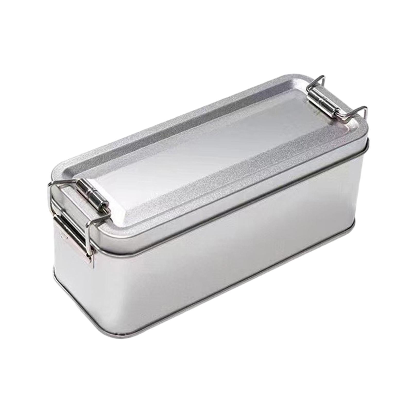 Metal Tin Box with Lid Pineapple Cake Packaging Storage Container Cookie Tin