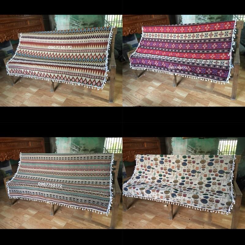 Phủ sofa vải thổ cẩm