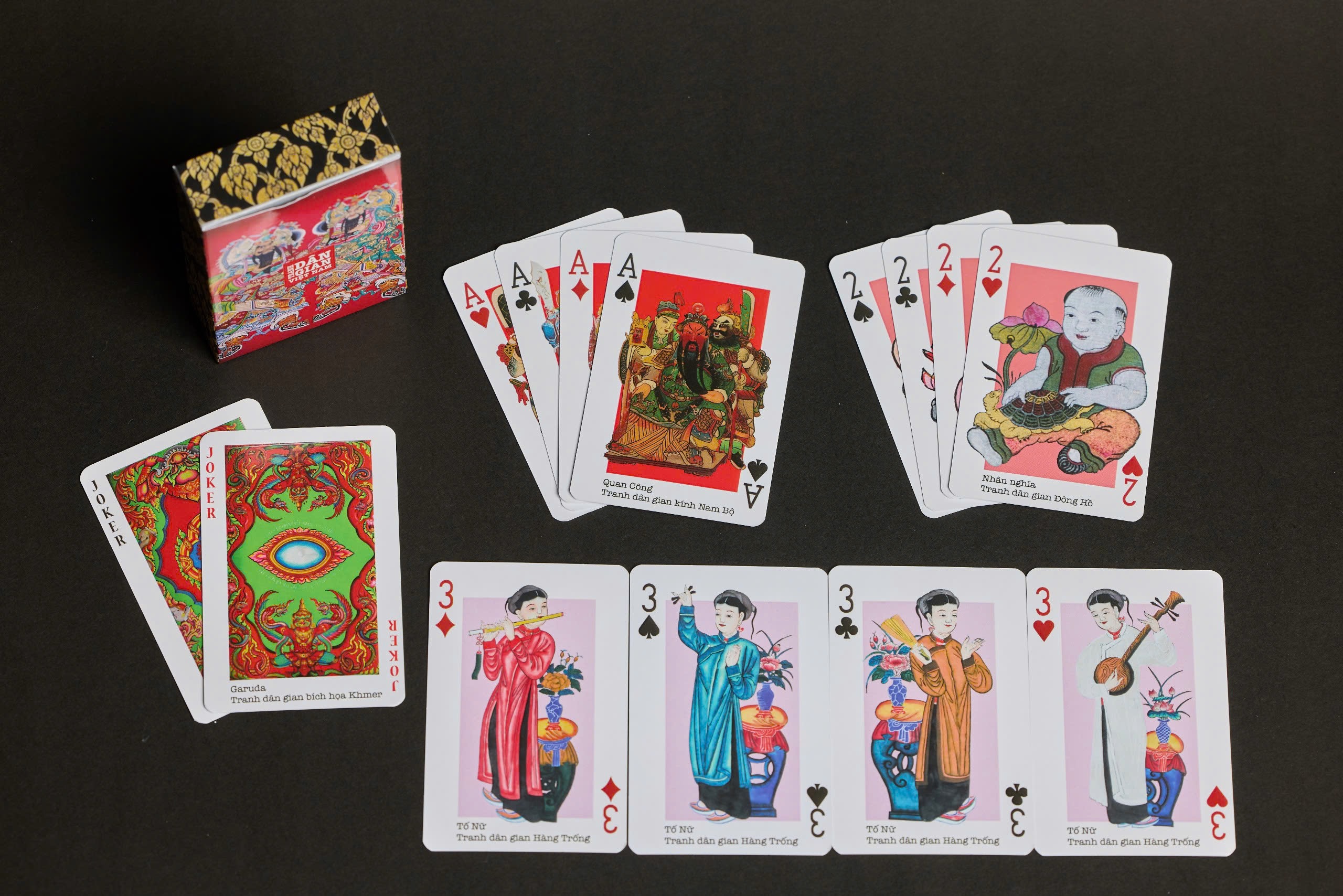 Bộ bài tú lơ khơ Tranh dân gian Việt Nam