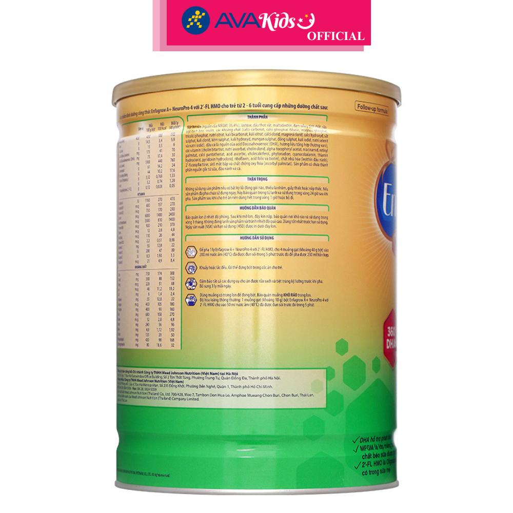 Sữa bột Enfagrow A+ Neuropro số 4 hương vani 1.7 kg (2 - 6 tuổi) - Hàng Chính Hãng