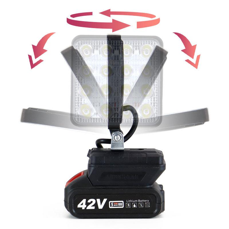 Đèn LED Làm Việc Cho Dewalt 20V Chạy Bằng Pin Đèn Cầm Tay Làm Việc Đèn Pin Dụng Cụ Điện Áp Thấp Bảo Vệ