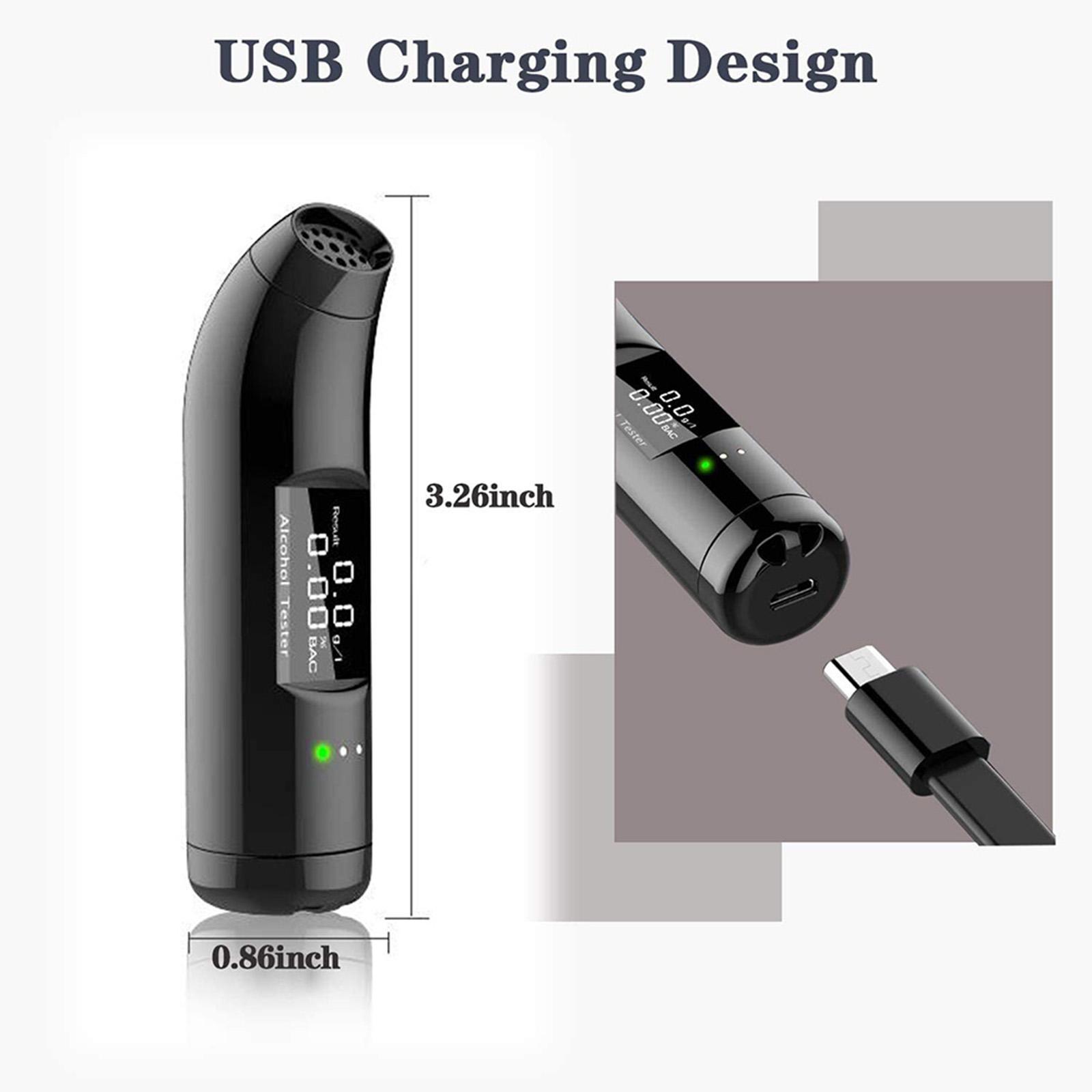 LCD Alcohol Tester  Analyzer  Breathalyser w/Sound