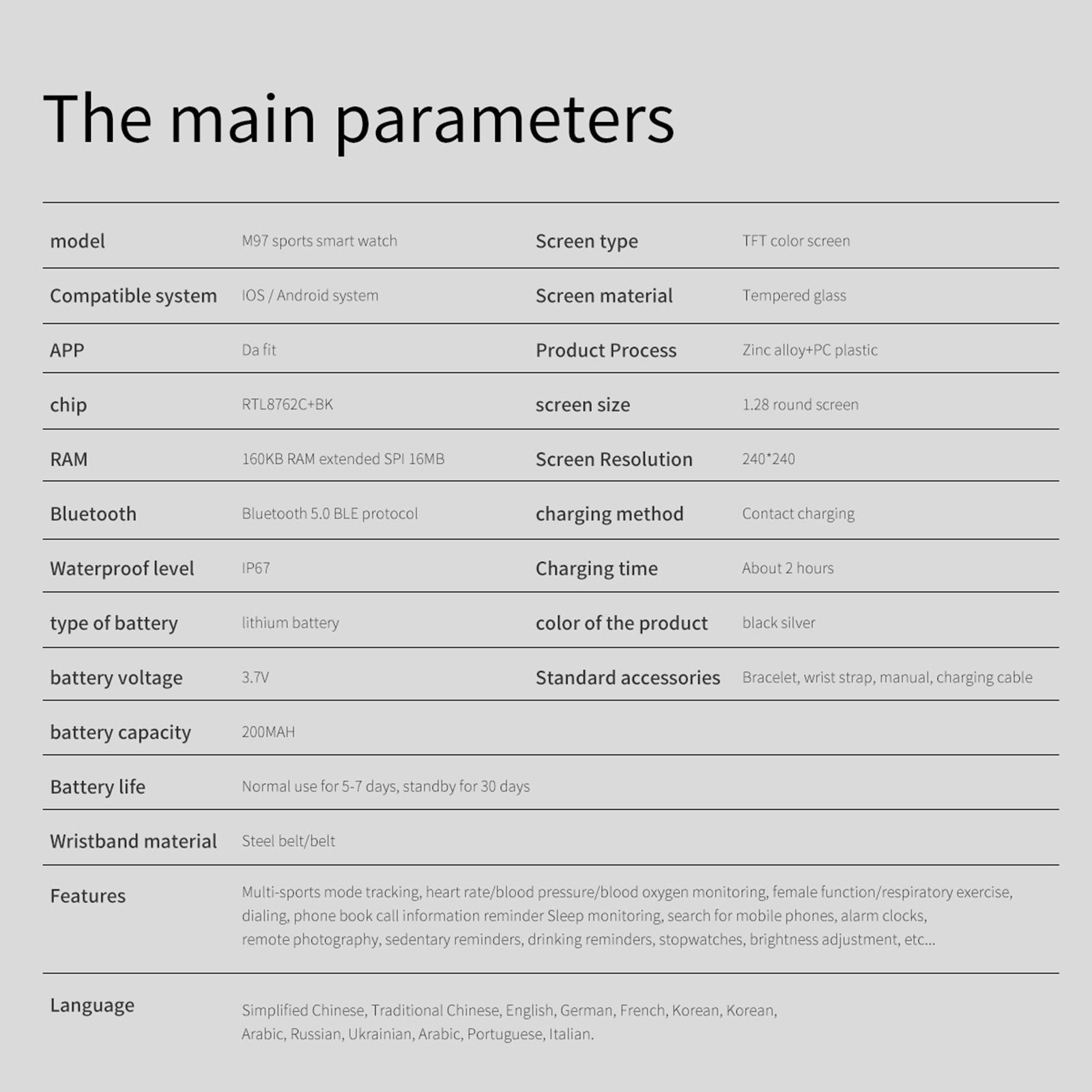 Watch Waterproof Bluetooth