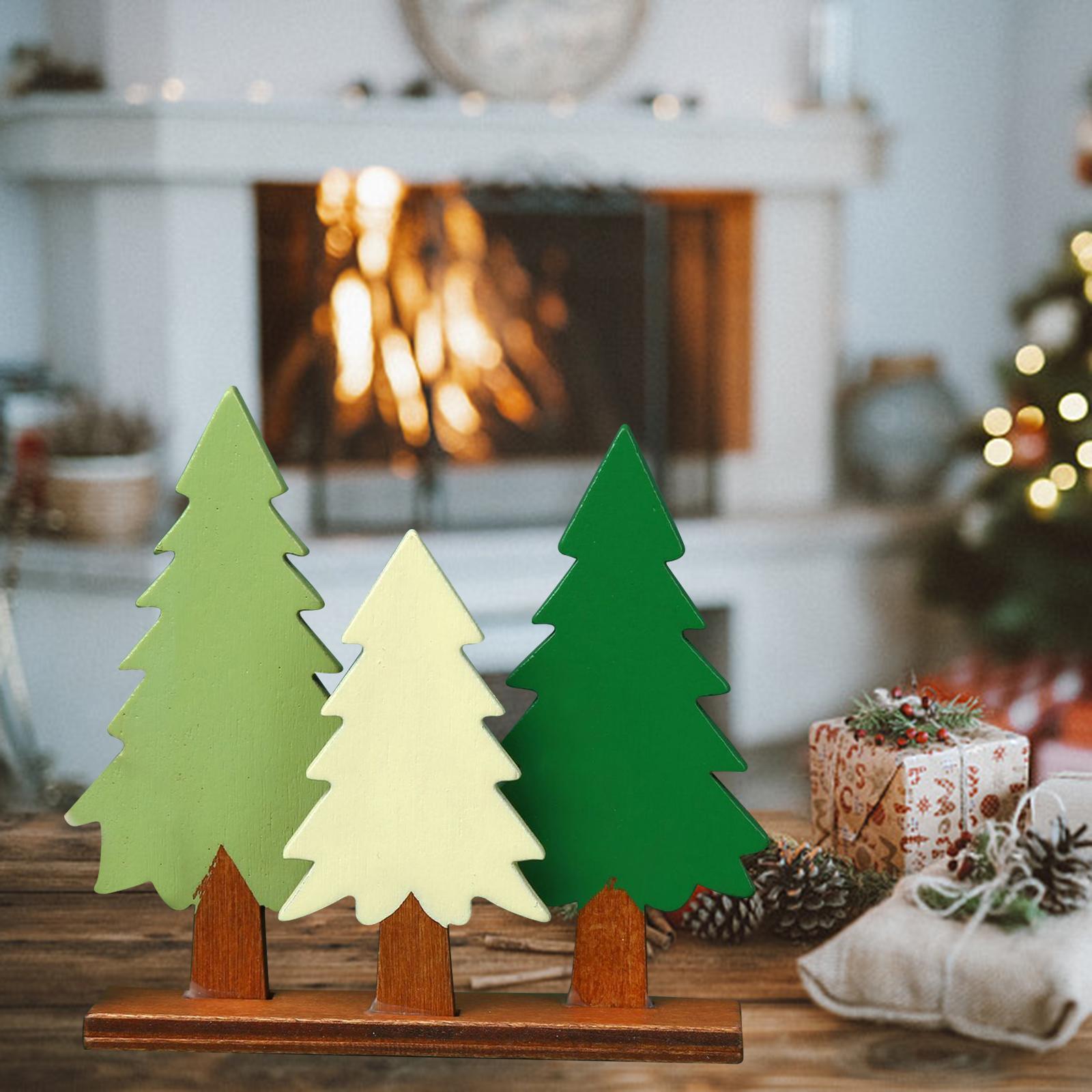 Small Pine Tree Table Decor Statue Ornament Stand Centerpiece ...