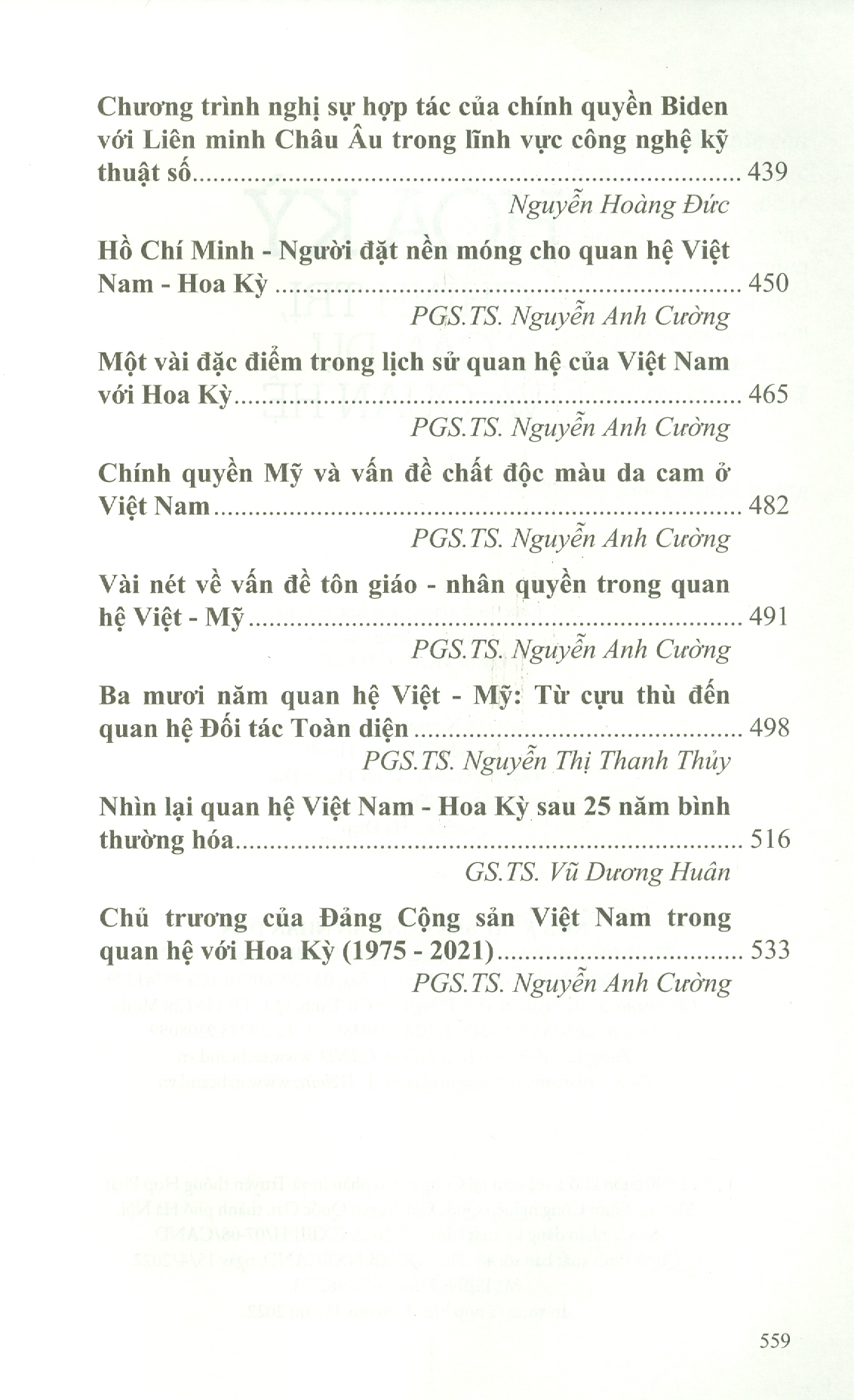 Hoa Kỳ - Chính Trị, Can Dự Và Quan Hệ