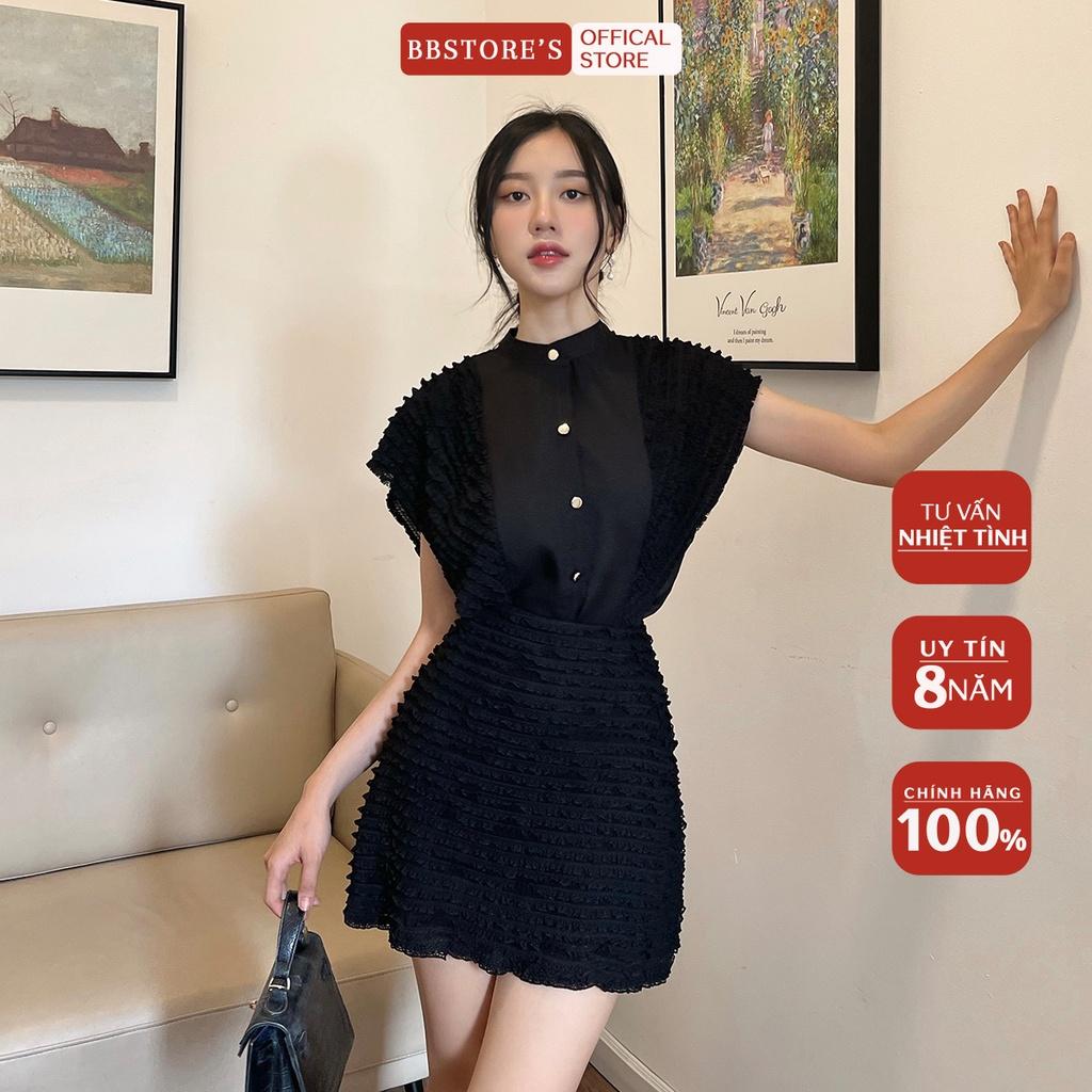 BBSTORE'S Set Áo Cánh Dơi Kèm Chân Váy Chữ A Thời Trang Đi Làm Đi Tiệc -K1275