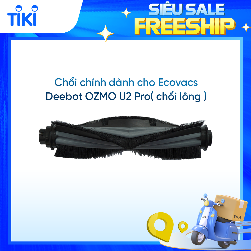 Bộ chổi chính dành cho Ecovacs Deebot OZMO U2 Pro_Hàng chính hãng