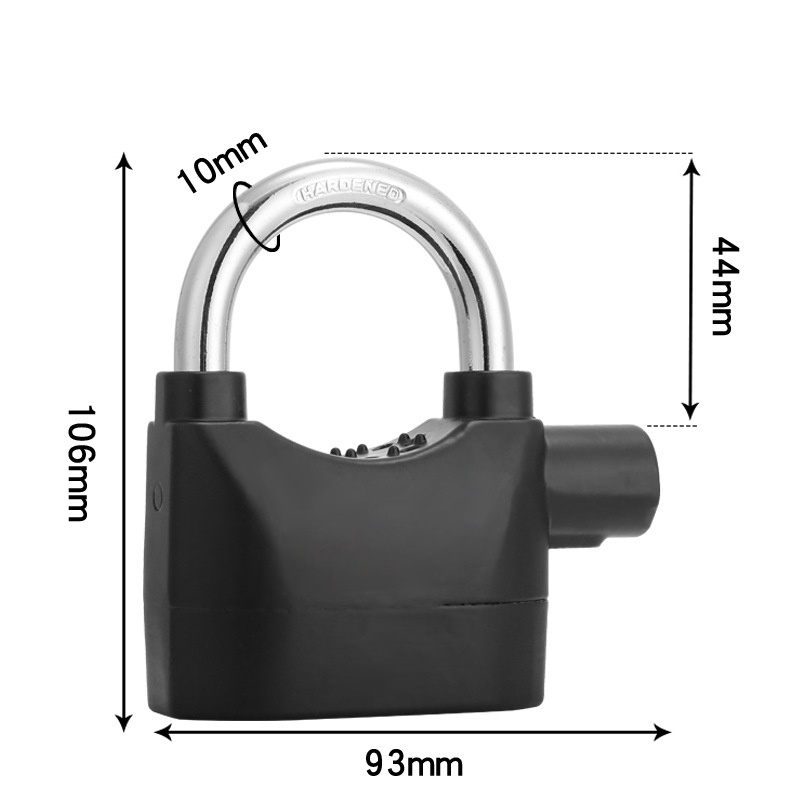 Khóa Chống Trộm Xe Máy Ổ Khoá Nhà Báo Động Tự Kêu To Khi Bị Tác Động Lực - Hàng Chính Hãng MINIIN