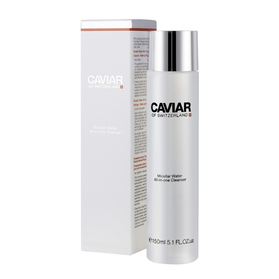 Nước thần làm sạch da 3 in 1 Micellar Water Caviar of Switzerland