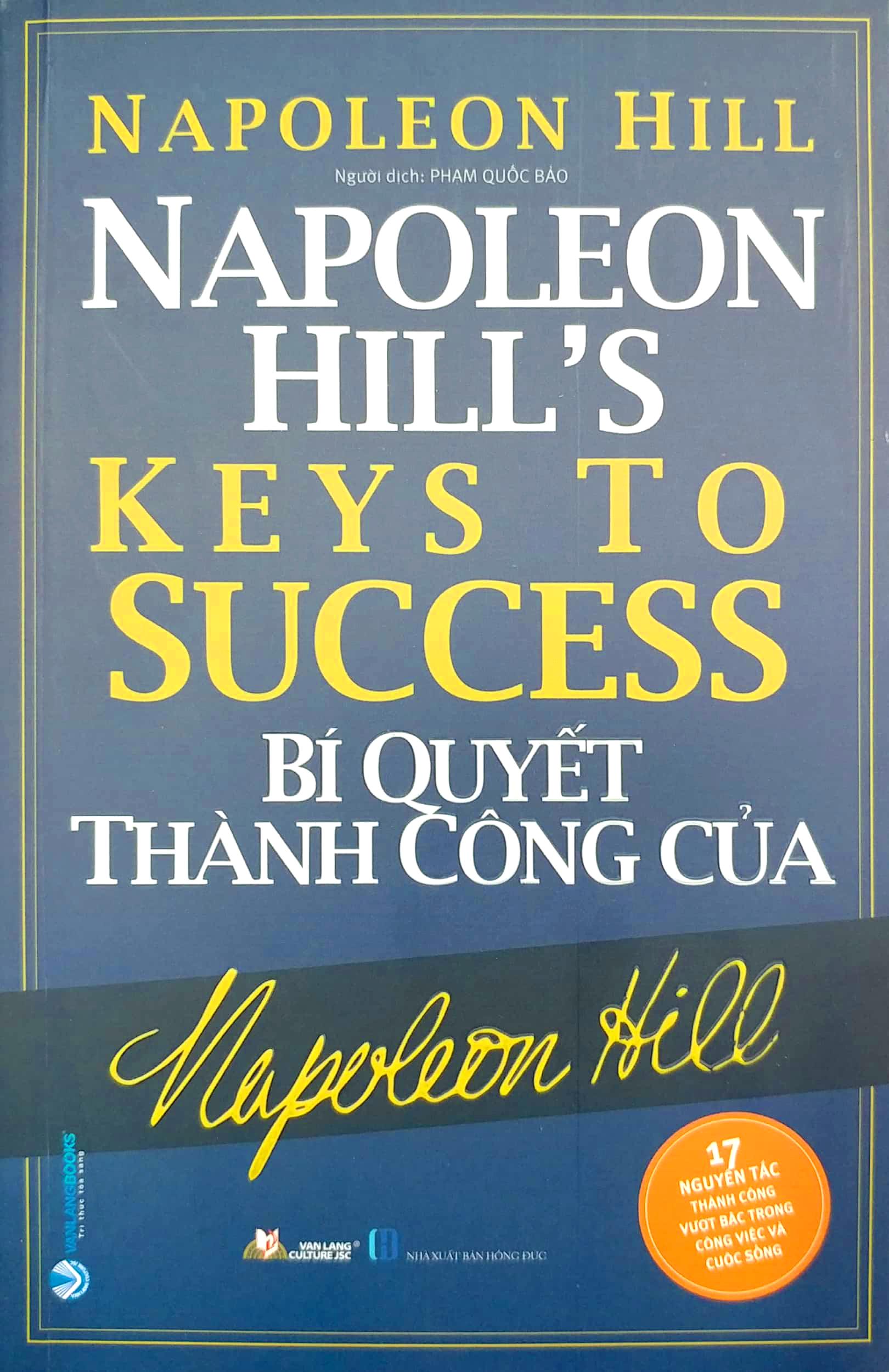 Bí Quyết Thành Công Của Napoleon Hill