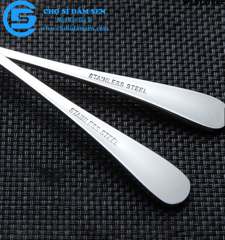 Muỗng inox cán dài Muỗng cà phê chất liệu thép không gỉ thiết kế tay cầm dài tiện dụng G337-Muongcafe