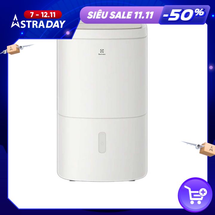 Máy Hút Ẩm và tạo I-on Electrolux EDH10TRBW1 20L DTSD 42m2-HÀNG CHÍNH HÃNG