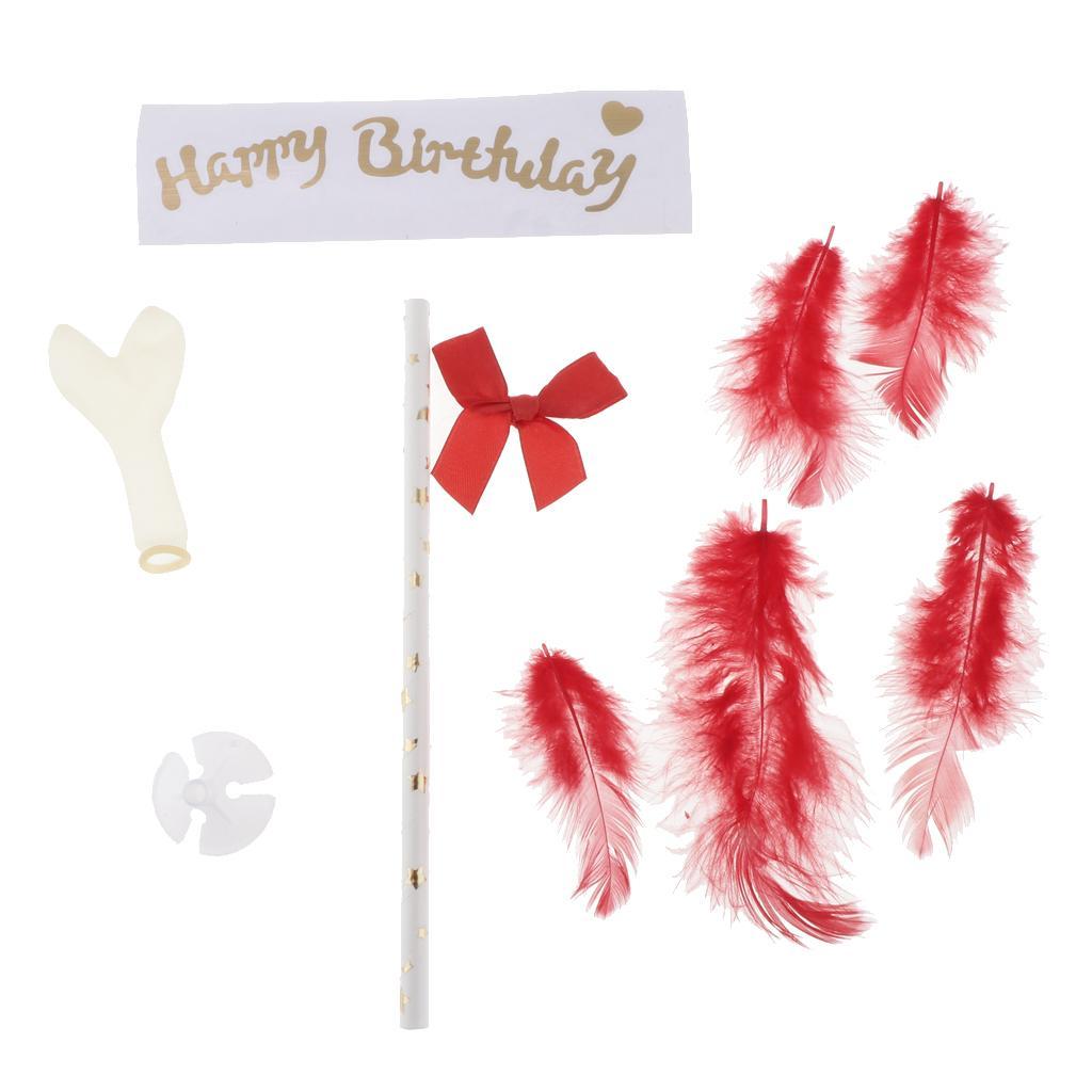 Lovely Happy Birthday Balloon Cake Decoration for Kids Birthday Party