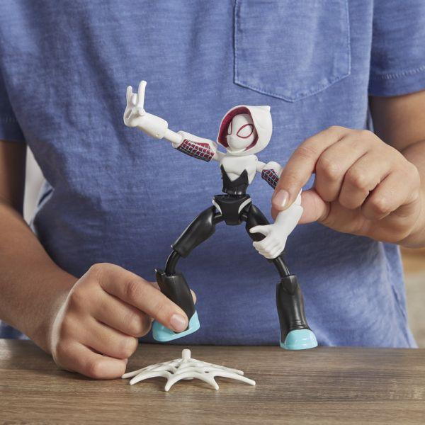 Đồ chơi mô hình SPIDERMAN Siêu anh hùng Ghost Spider phiên bản Bend and Flex E7688/E7335